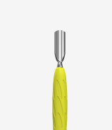ESPÁTULA DE MANICURE GUMMY STALEKS PRO SÉRIE UNIQ PQ-10/2 - AMARELA