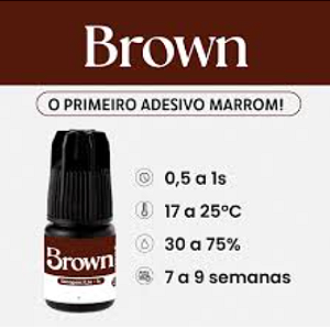 COLA PARA EXTENSAO DE CILIOS BEAUTIFY PRO BROWN - 3G