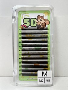 CILIOS 5D CURVATURA 0.07M MIX 7-12 MARROM