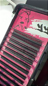 CILIOS YY CURVATURA "D" ESPESSURA 0.07 12MM BAD PINK