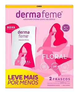 KIT DERMAFEME FLORAL 2FR X 200 ML CIMED