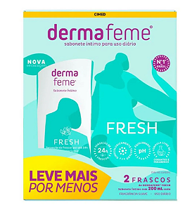 KIT DERMAFEME FRESH FR 2 X 200 ML CIMED