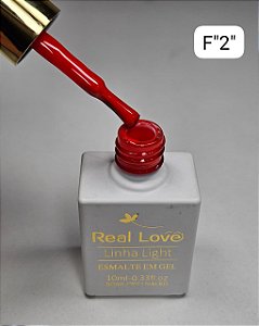 ESMALTE EM GEL COLEÇÃO "F2" 10ML REAL LOVE