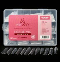 MOLDE MIX TRANSPARENTE 288 UN 12 FORMATOS ANYLOVY