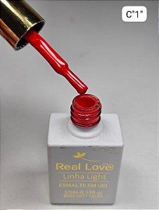 ESMALTE EM GEL COLEÇÃO "C1" 10ML REAL LOVE