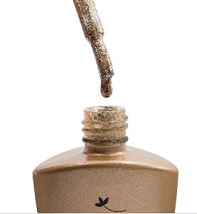 ESMALTE EM GEL TOM DOURADO Nº004 REAL LOVE 10ML