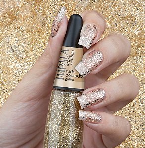 ESMALTE IMPALA TUDO DOURADO GLITTER