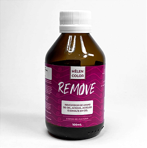 REMOVEDOR DE ALONGAMENTO E ESMALTE EM GEL HELEN COLOR 100ML