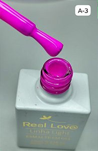 ESMALTE EM GEL COLEÇÃO "A3" 10ML REAL LOVE