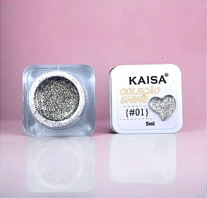 PAINT GEL SHINE KAISA PRATA Nº01 5ML