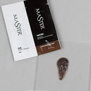 SACHE TINTA 1G + OXIDANTE 1ML MASTER CASTANHO ESCURO