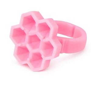 ANEL BATOQUE COLMEIA 50 UNIDADES ROSA
