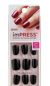 UNHAS POSTIÇAS AUTOCOLANTE IMPRESS CURTA FBIP230