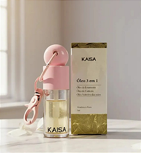 OLEO DE CUTICULA 3 EM 1 CHAVEIRO DE BOLSA KAISA 5ML