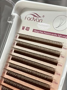 CILIOS MARROM FADVAN W4D 0,07D MIX 8MM AO 14MM