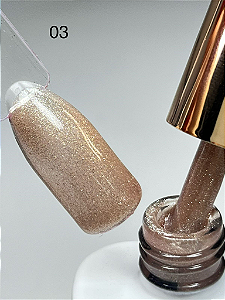 ESMALTE EM GEL MAGNÉTICO COLEÇÃO ROSE LOVE Nº03 - 10ML DAFU