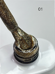 ESMALTE EM GEL MAGNÉTICO COLEÇÃO GOLDEN Nº01 - 10ML DAFU
