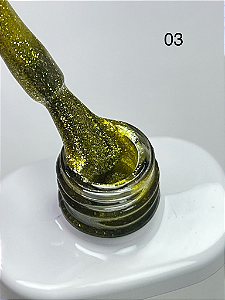 ESMALTE EM GEL MAGNÉTICO COLEÇÃO GOLDEN Nº03 - 10ML DAFU