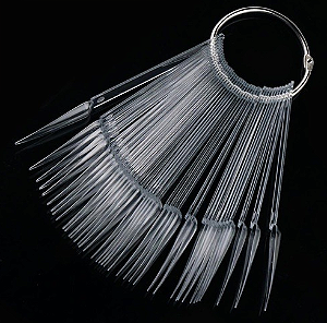 MOSTRUARIO DE UNHA STILETTO TRANSPARENTE