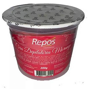CERA REPOS DEPILATORIA EM POTE MORANGO 200G