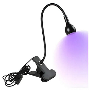 LUMINARIA UV DE MESA BASE GARRA - PRETO