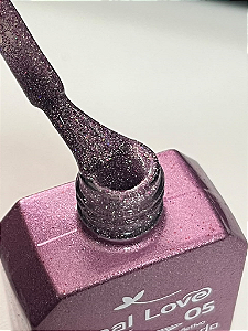 ESMALTE EM GEL REFLETIVO N°05 REAL LOVE 10ML