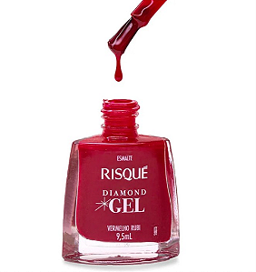ESMALTE TRADICIONAL RISQUE VERMELHO RUBI 9,5ML