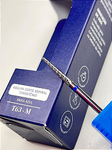 BROCA TUNGSTENIO AGULHA CORTE ESPIRAL T63-M - AZUL BLUWE