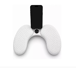 APOIADOR DE MAO CONFORT PRO BRANCO PEROLA C/ SUPORTE PARA CELULAR