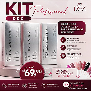 KIT PROFISSIONAL D&Z - PH - ULTRABOND - TOP COAT