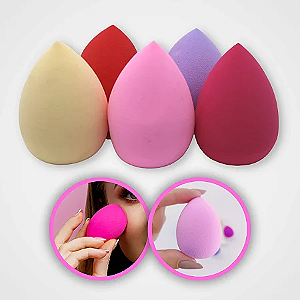 ESPONJA MAQUIAGEM COLORIDA MAKE-UP