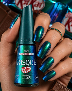 ESMALTE RISQUE KITKAT EU MERECO ESSE GLOW 8ML