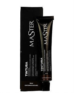 TINTA PARA CILIOS E SOBRANCELHAS MASTER CASTANHO ESCURO 20ML