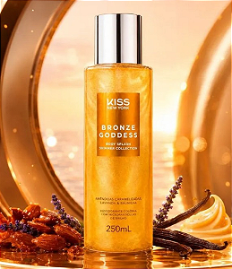 BODY SPLASH KIISS SHIMMER - BRONZE GODDESS 200ML