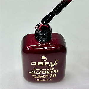 ESMALTES EM GEL DAFU COLEÇÃO JELLY CHERRY N°10