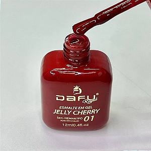 ESMALTES EM GEL DAFU COLEÇÃO JELLY CHERRY N°01