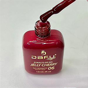 ESMALTES EM GEL DAFU COLEÇÃO JELLY CHERRY N°06