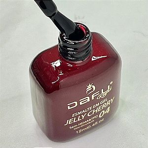ESMALTES EM GEL DAFU COLEÇÃO JELLY CHERRY N°04