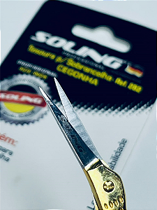 TESOURA P/ SOBRANCELHA - CEGONHA SOLING