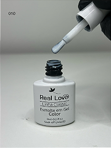 ESMALTE EM GEL TONS DE BRANCO N°10 - REAL LOVE 8ML
