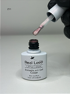 ESMALTE EM GEL TONS DE BRANCO N°211 - REAL LOVE 8ML