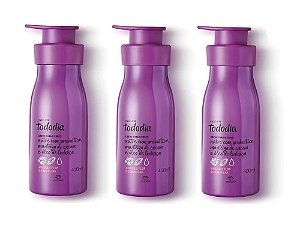 Combo 3 Hidratante Corporal Natura Tododia 400ml - Ameixa e Flor de Baunilha