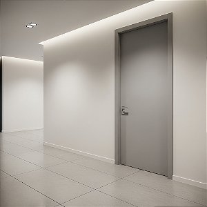 Porta Piso Teto com Revestimento em Fórmica