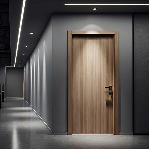 Porta Piso Teto com Revestimento em Fórmica