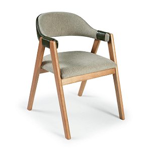 Cadeira Olívia Verde (Amêndoa F916/C546/B546)