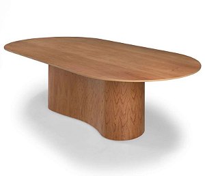 Mesa Lua Tampo Laminado (Amêndoa)