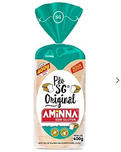 Pão Sem Glúten Aminna SG Original - 400g