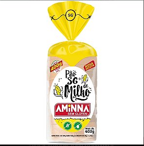 Pão de Milho Sem Glúten AMINNA - 400g
