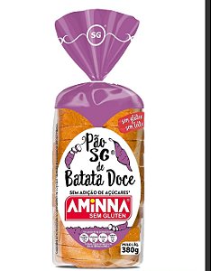 Pão SG de Batata Doce Aminna - Sem Glúten e Sem Açúcares 450gr