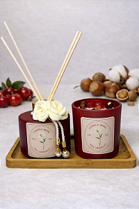 KIT VELA AROMÁTICA + DIFUSOR AMBIENTE - 200ML